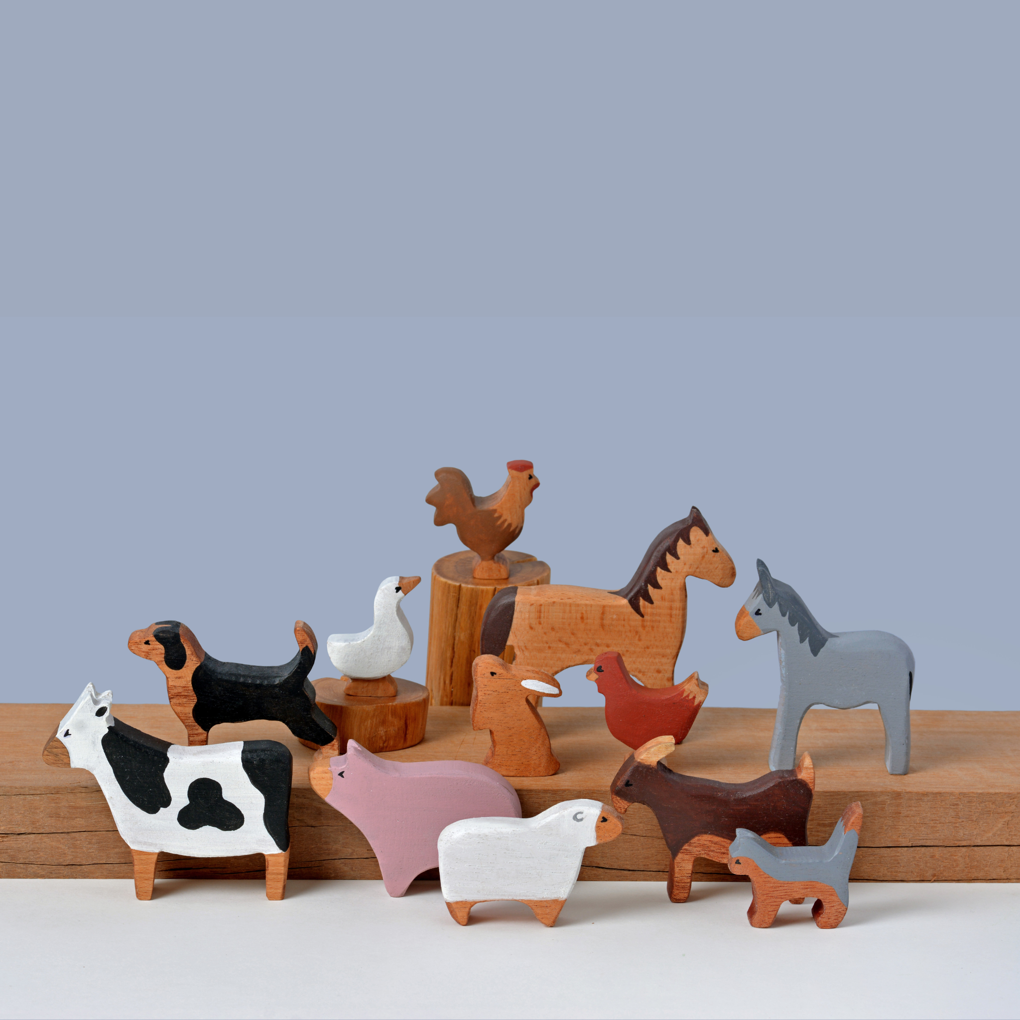 Birch & Bug Farm Animals Set of 12