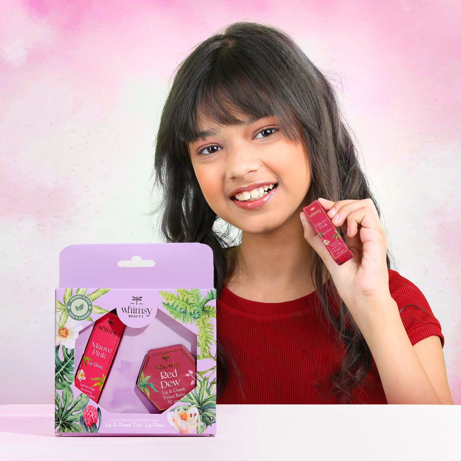 Whimsy Beauty Safe & Organic Lip Candies Combo for Kids & teens - Pack of 2