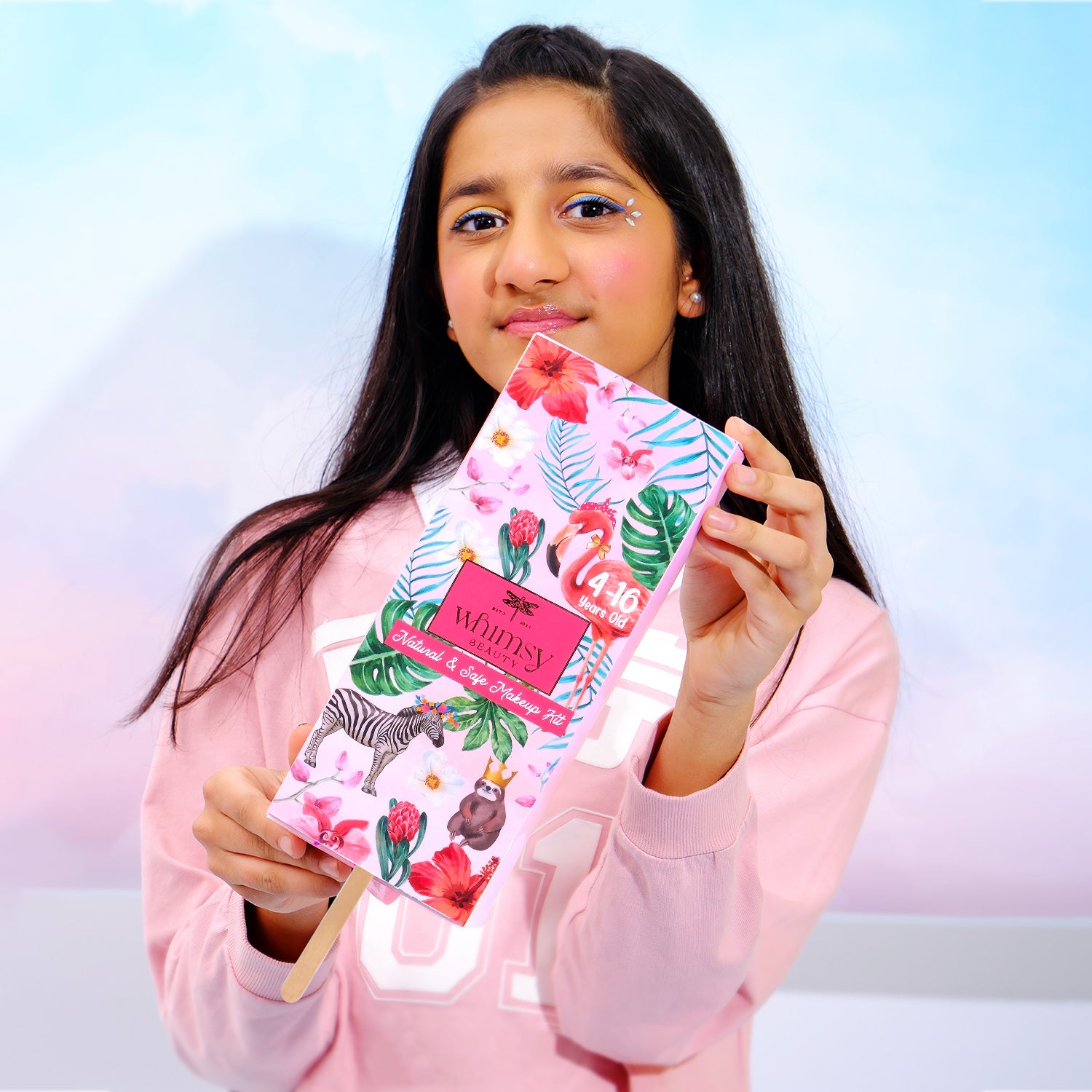 Whimsy Beauty Glow Up Beauty Kit (Icecream Shape) for Kids & Teens - Pack of 7