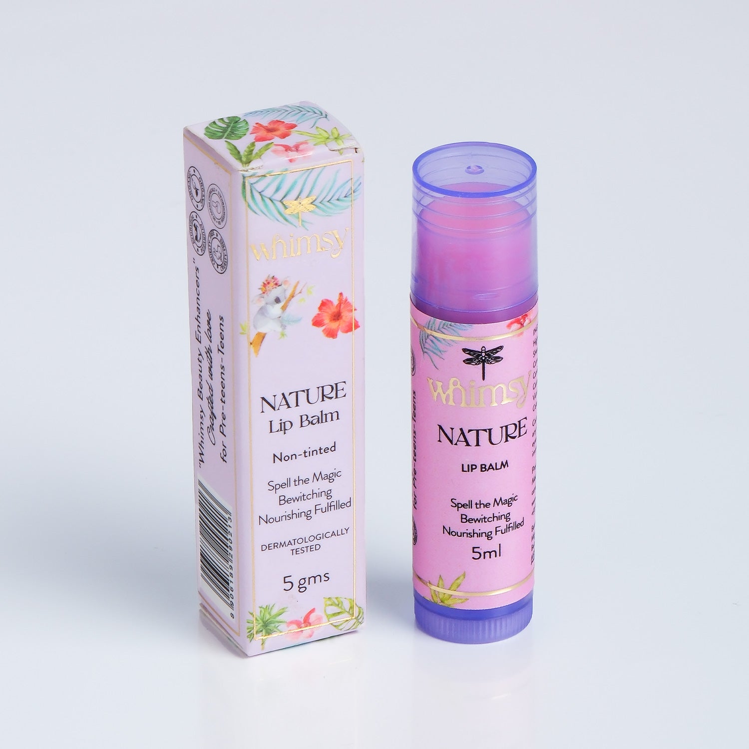 Whimsy Beauty Natural, Organic Tinted Lip Balm For Kids & Teens (Georgia) - 5 ml