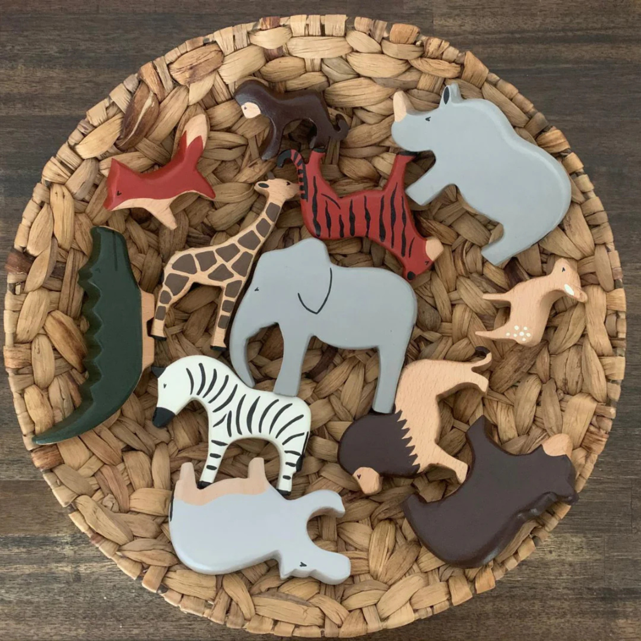 Birch & Bug Wild Animals Set of 12