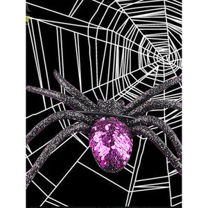 6pcs Pack of Glitter Spider Spooky Halloween theme Table/wall Décor & Craft accessory - Little Surprise Box6pcs Pack of Glitter Spider Spooky Halloween theme Table/wall Décor & Craft accessory
