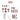 70 pcs Red ,Green, White chocolates, Cupcakes themed Christmas Balls tree hanging ,Xmas Decoration set. - Christmas