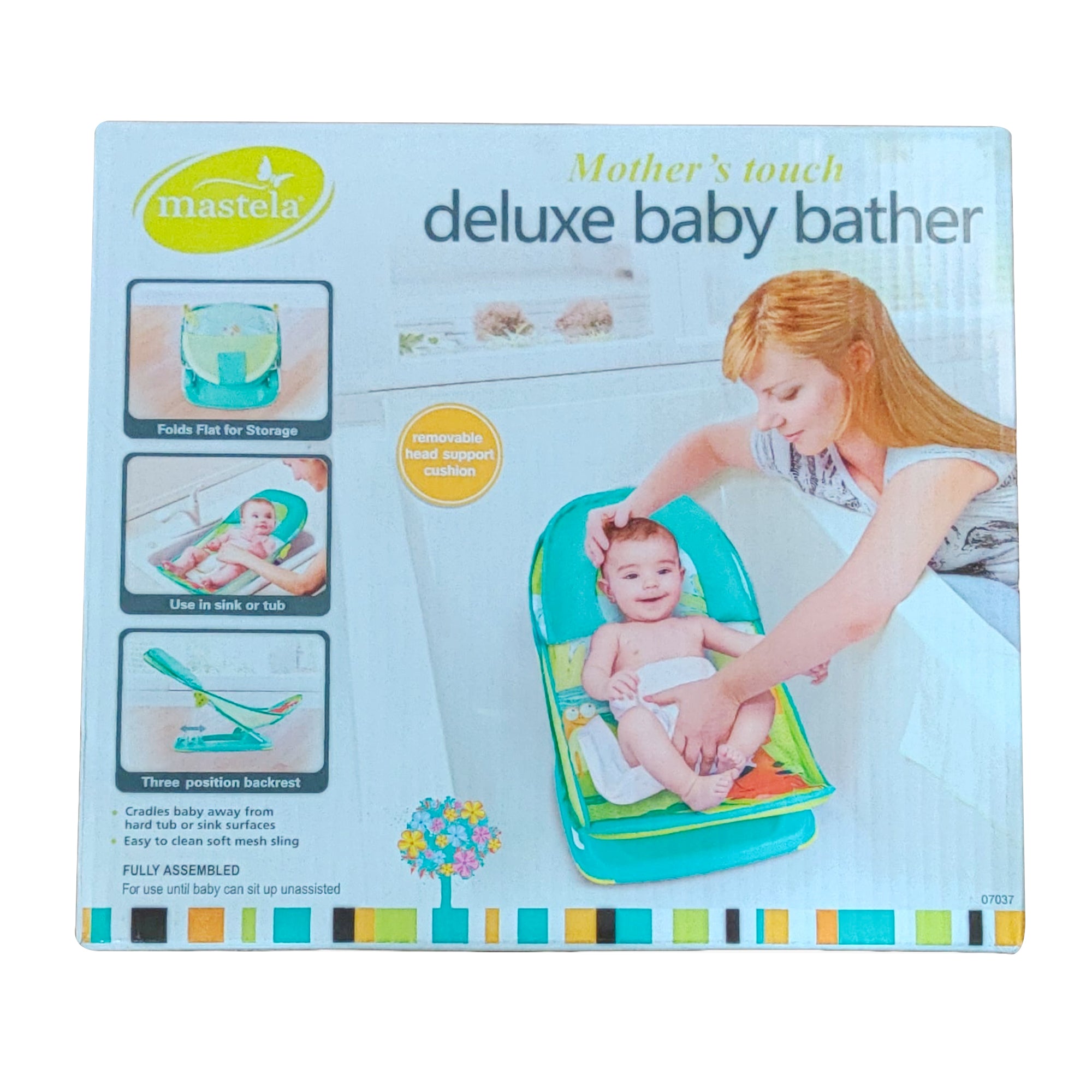 Mastela Bather Deluxe Baby Bather Teal Birth+ to 6M