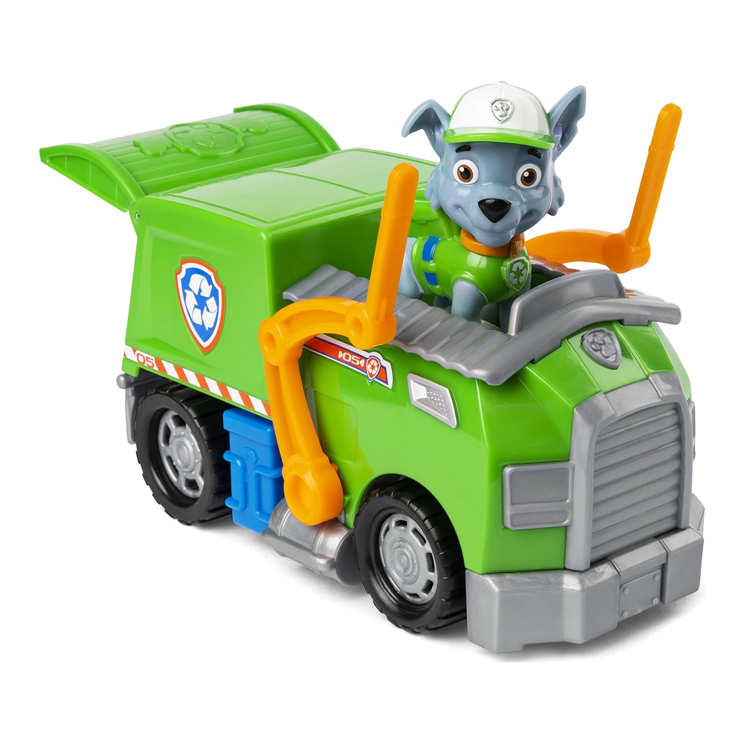 PAW Patrol Rocky's Recycle Truck with Figure, for Age 3 and Up