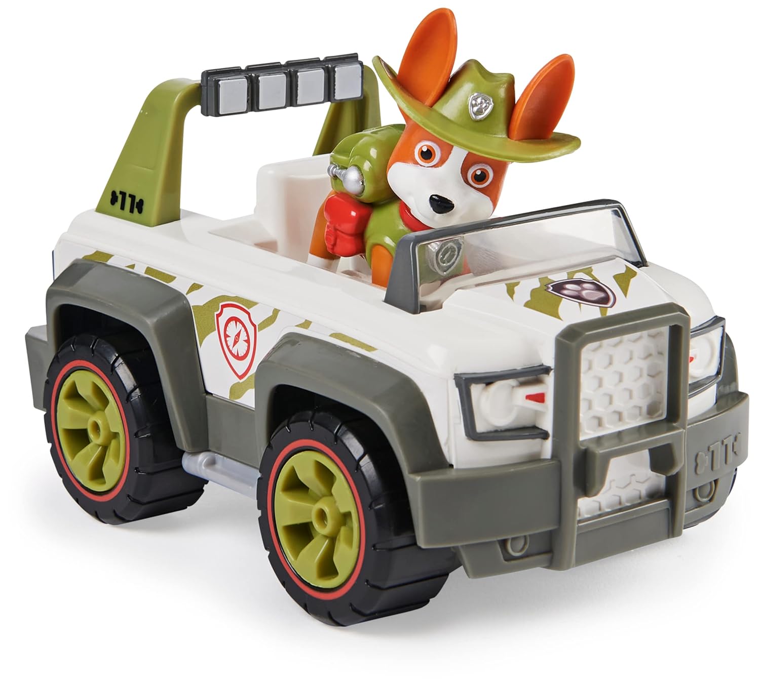 PAW Patrol Tracker’s Jungle Cruiser Vehicle with Figure, for Age 3 and Up