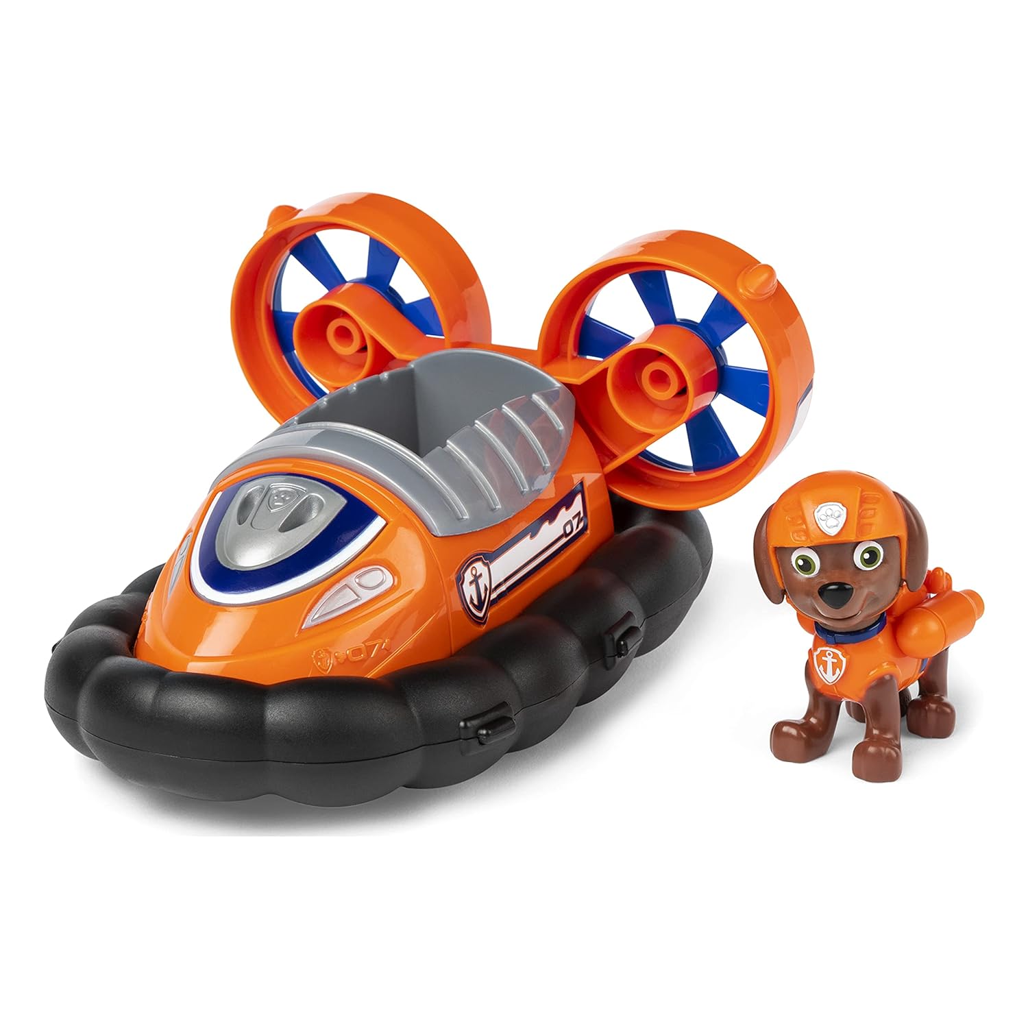 PAW Patrol Zuma’s Hovercraft Vehicle with Figure, for Age 3 and Up