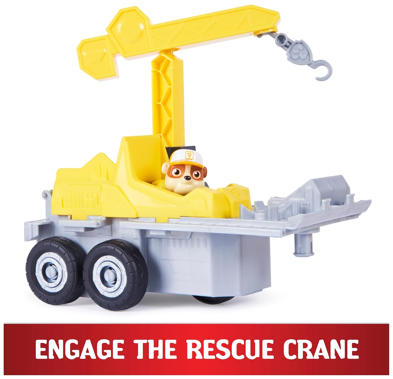 Paw Patrol Rubble Big Rig Vehicle with Collectible Action Figure