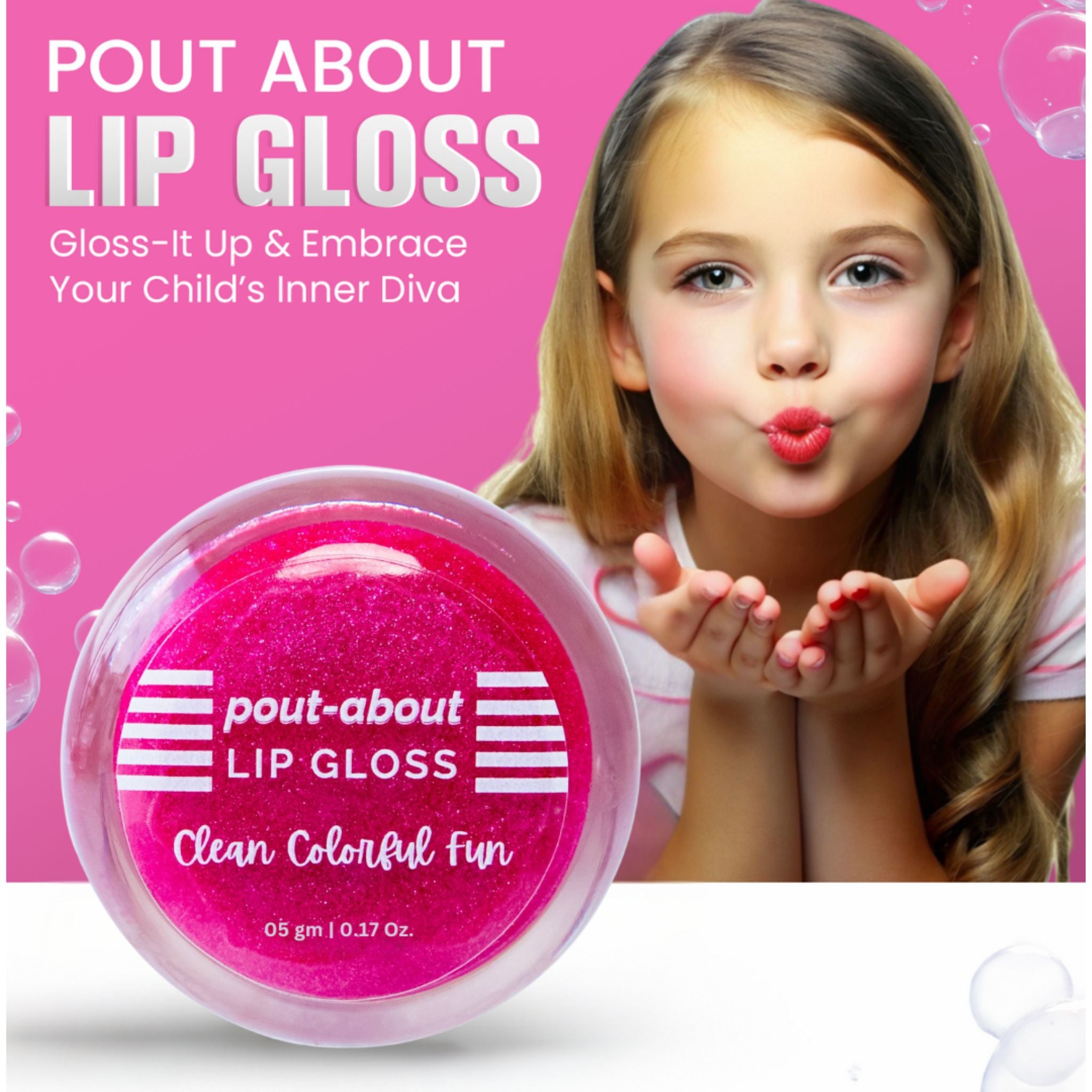 TWOO Pout-about Lip Gloss- Blushing Bubbles