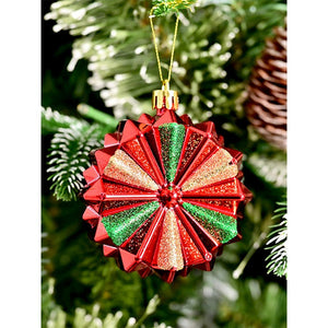 78pcs Green & Red Big size Mittens themed assorted Christmas Ball & xmas decoration set - Christmas