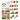 78pcs Green & Red Big size Mittens themed assorted Christmas Ball & xmas decoration set - Christmas