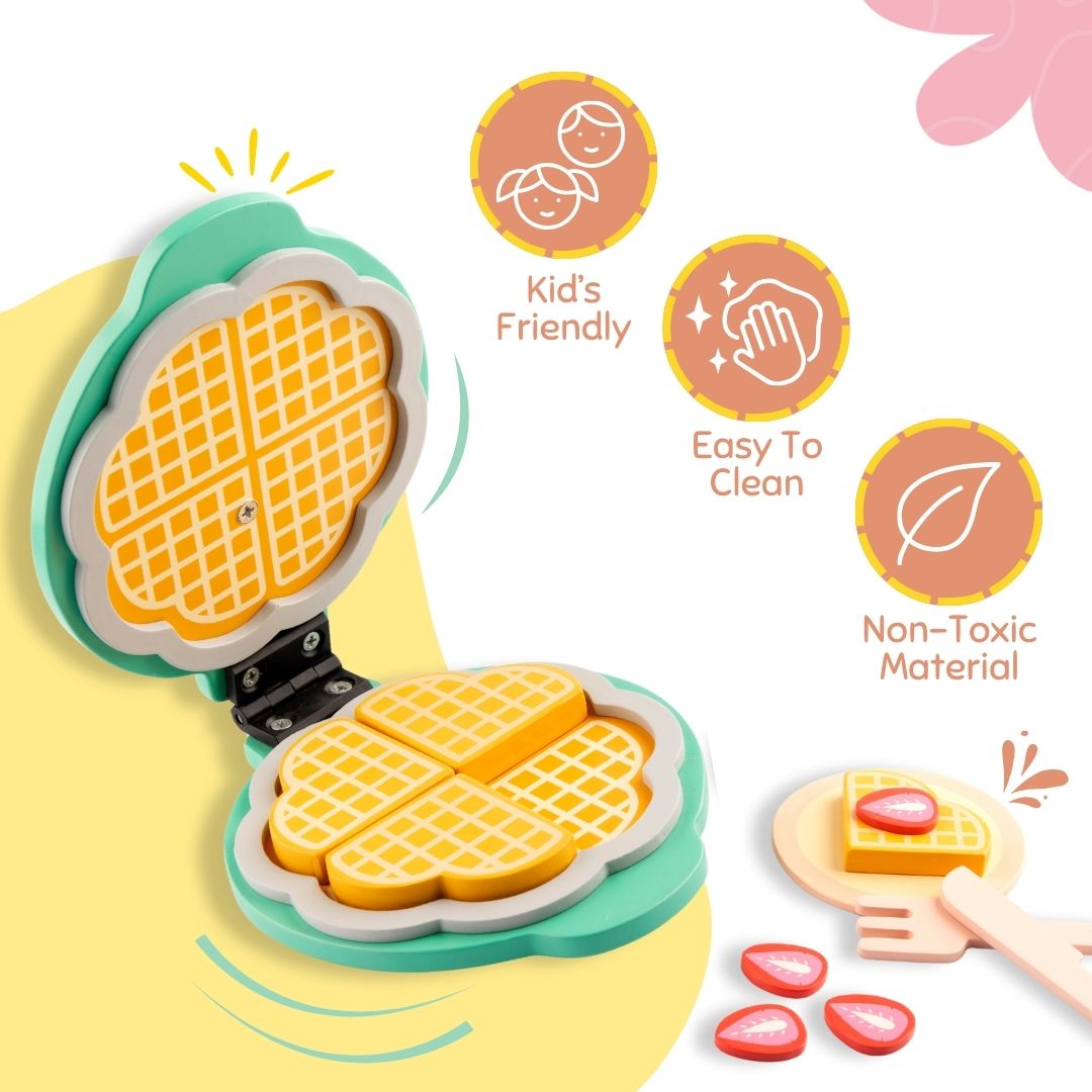 Cots & Cuddles Wooden Waffle Pretend Play Toy for kids