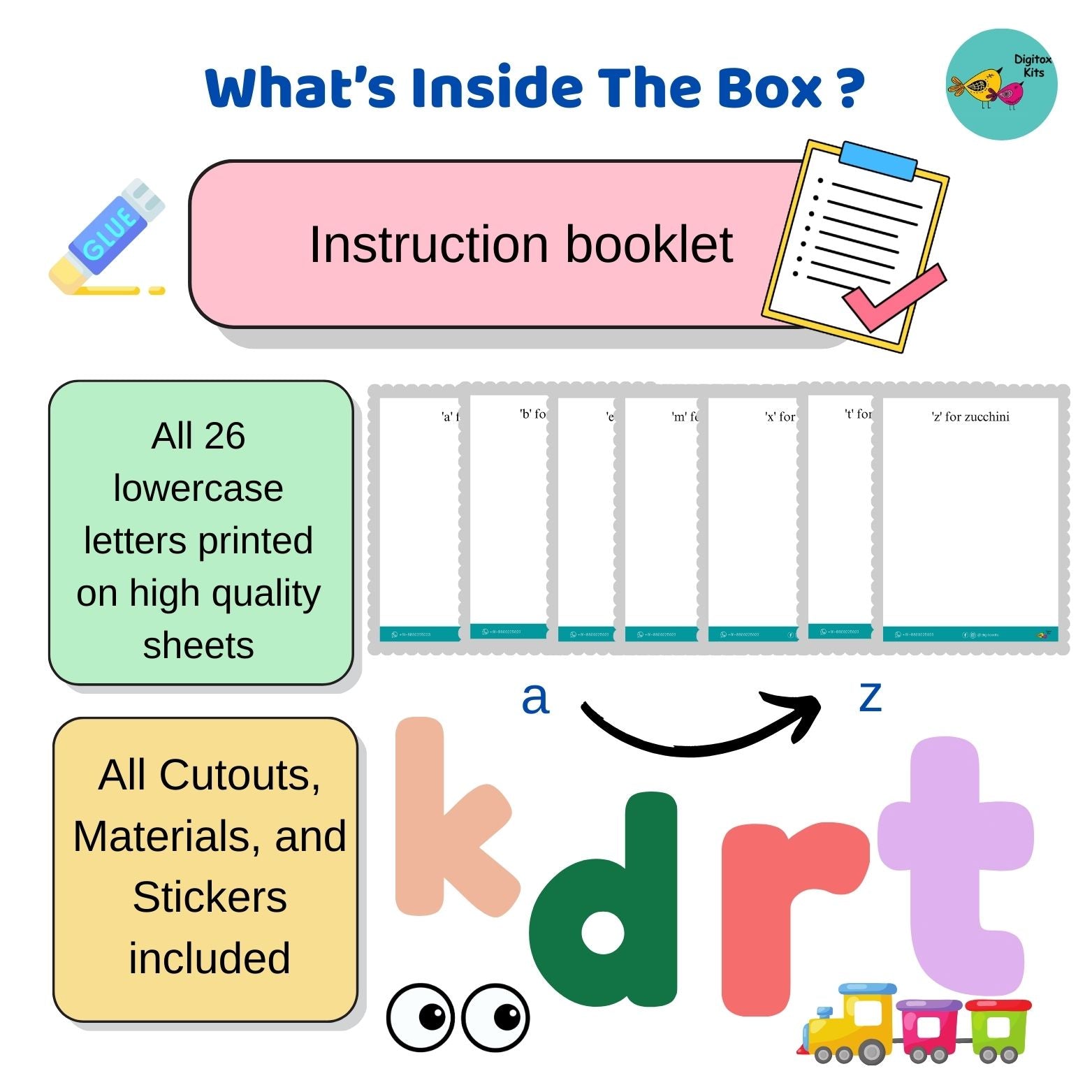 Digitox Kits Fun with Alphabets Lowercase