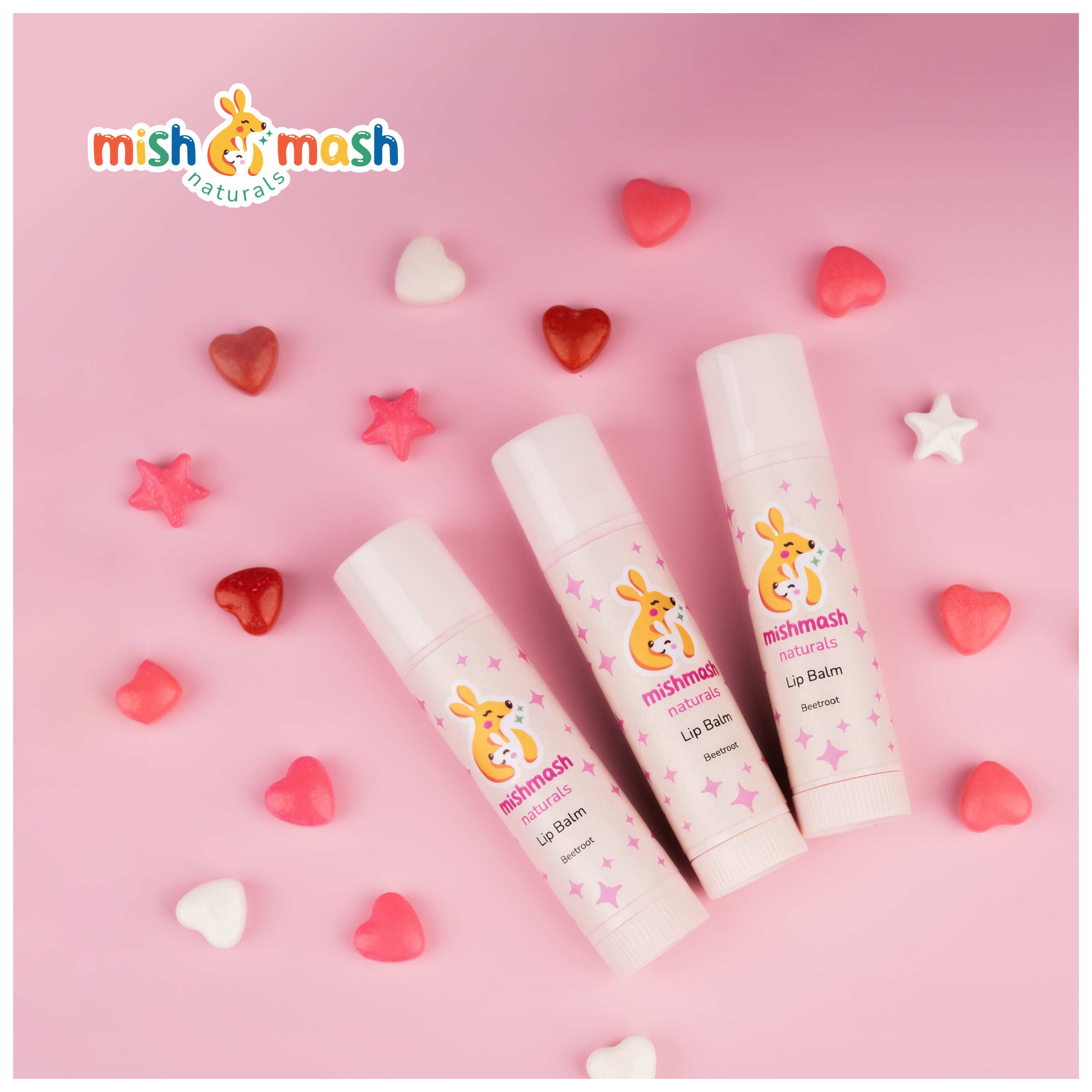 Mishmash Naturals Cute Lips Beetroot Lipbalm