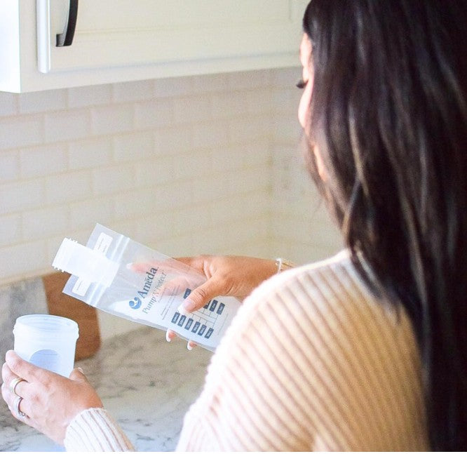 Ameda Milk Storage Bag Adapters – Pump Directly into Bags (use with Ameda Pump'N Protect Breastmilk Storage Bag)