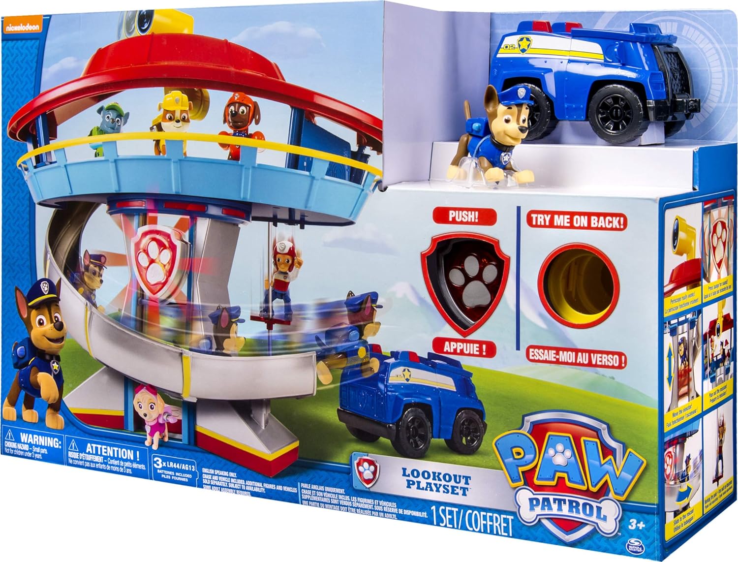 Paw Patrol Lookout Tower Playset, Toys for Boys, Pre School, Action Figures