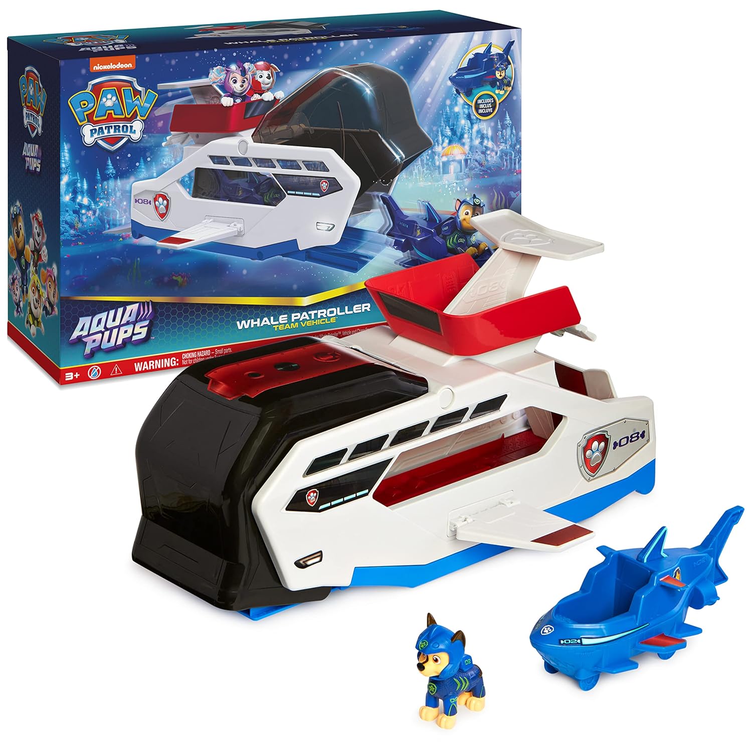 Paw Patrol Aqua Pups Whale Patroller Team