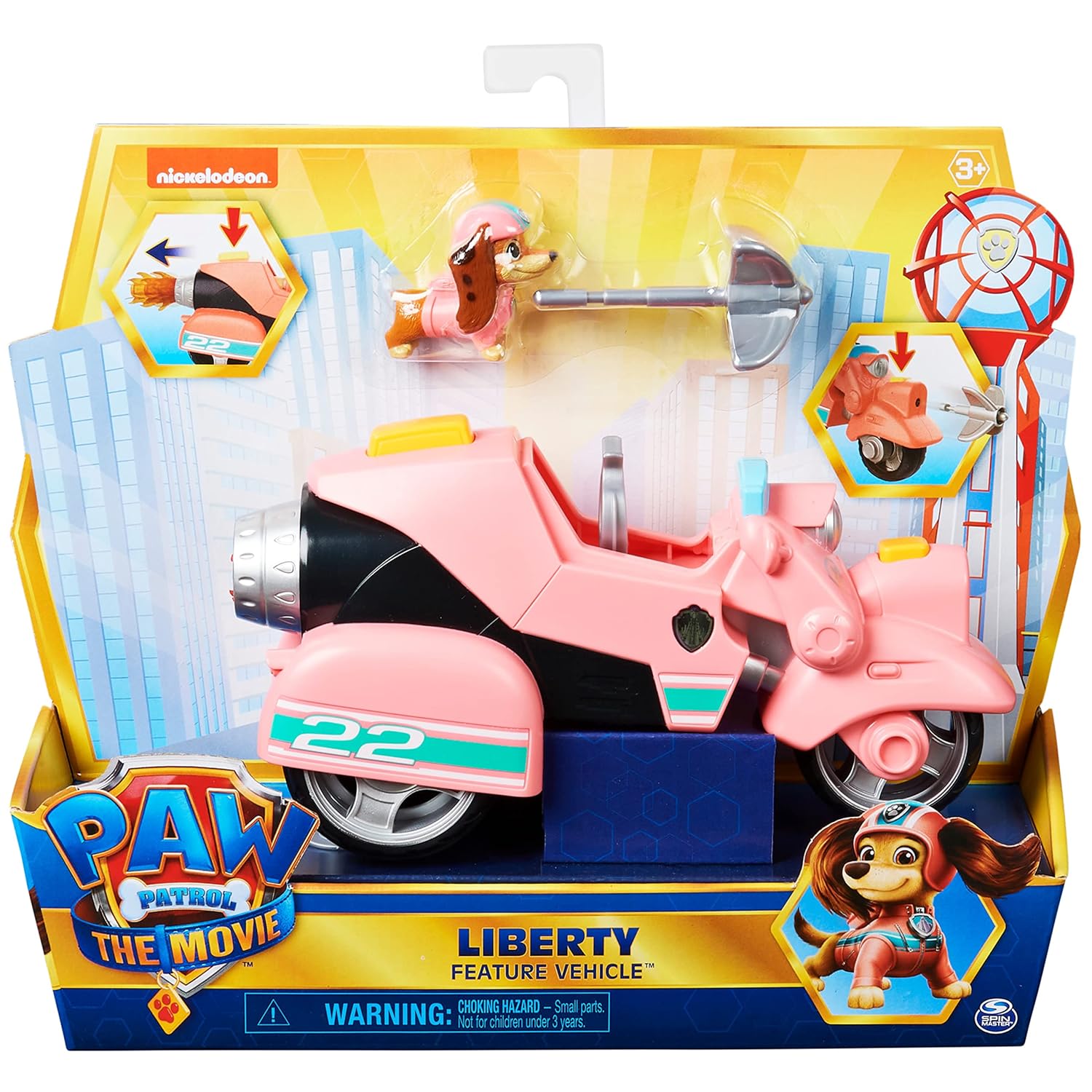 Paw Patrol Liberty Deluxe Vehicle with Collectable Action Figure