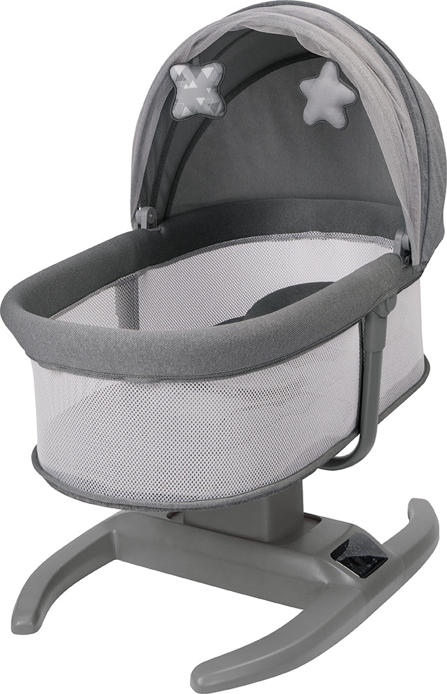 Mastela Swing H multi-motion baby cradel Dark Grey Birth to 36M