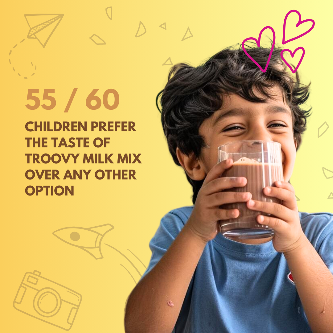 Troovy The Nutri Milk Mix Chocolate (3-6 yrs)