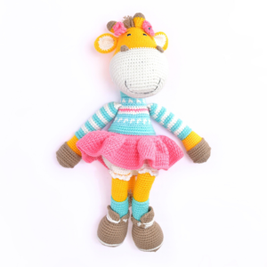 Happy Threads | Greta Giraffe  | Super Cute  | Soft Toy | Best for all ages | Gifting - The Mom Store