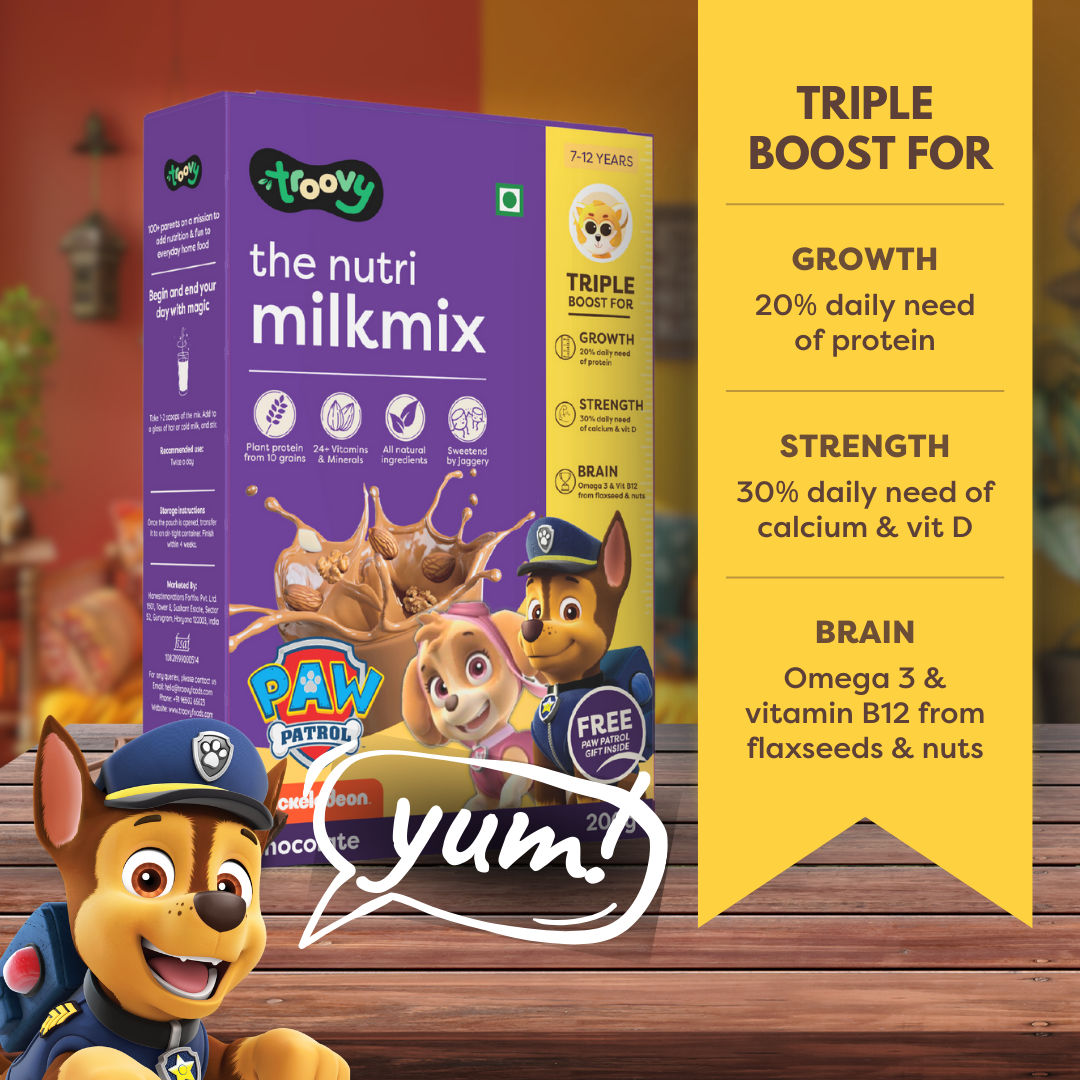 Troovy The Nutri Milk Mix Chocolate (7-12 yrs)