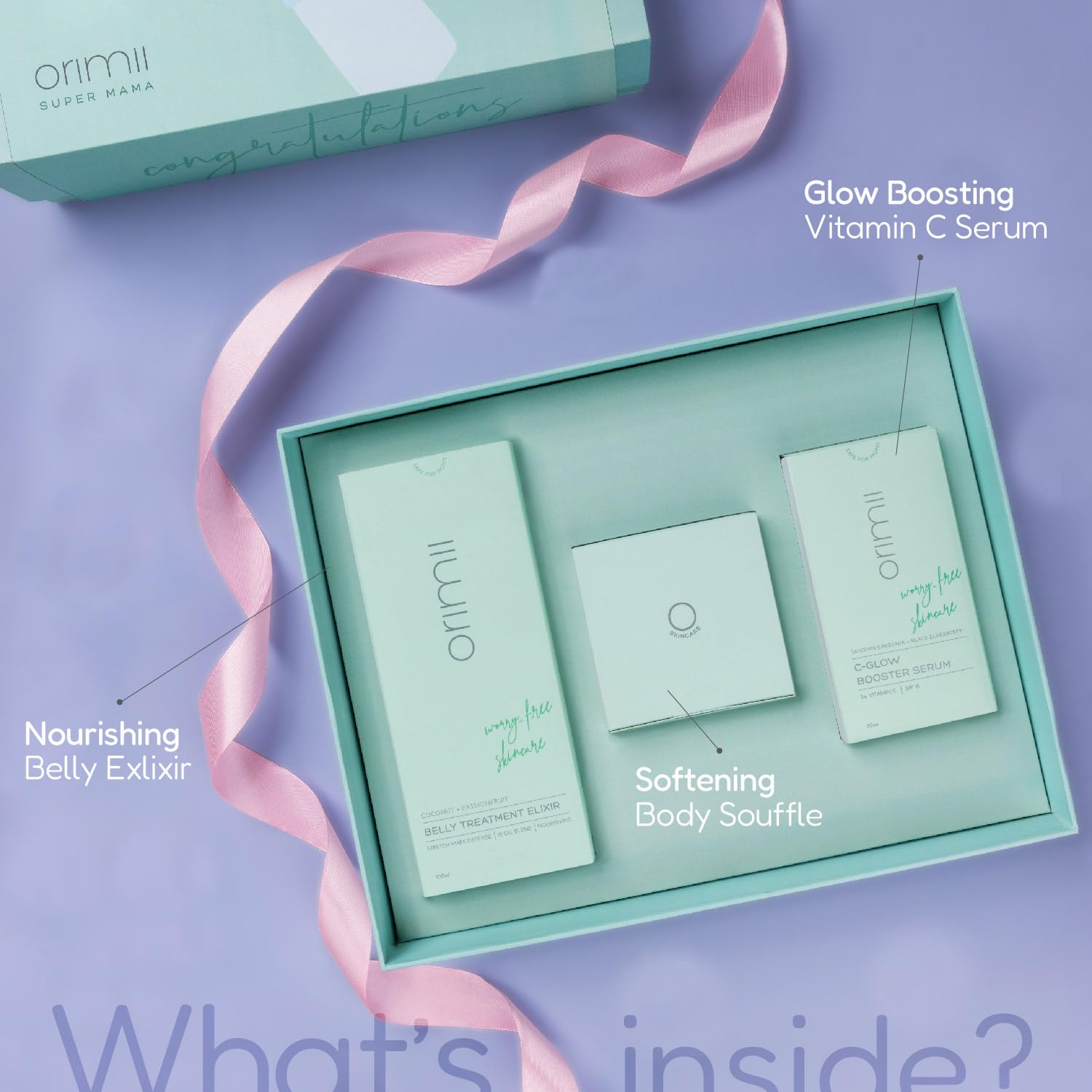 Orimii Biggest News On The Smallest One Gift Box - Ideal for Baby Shower Gifting Pregnancy Safe