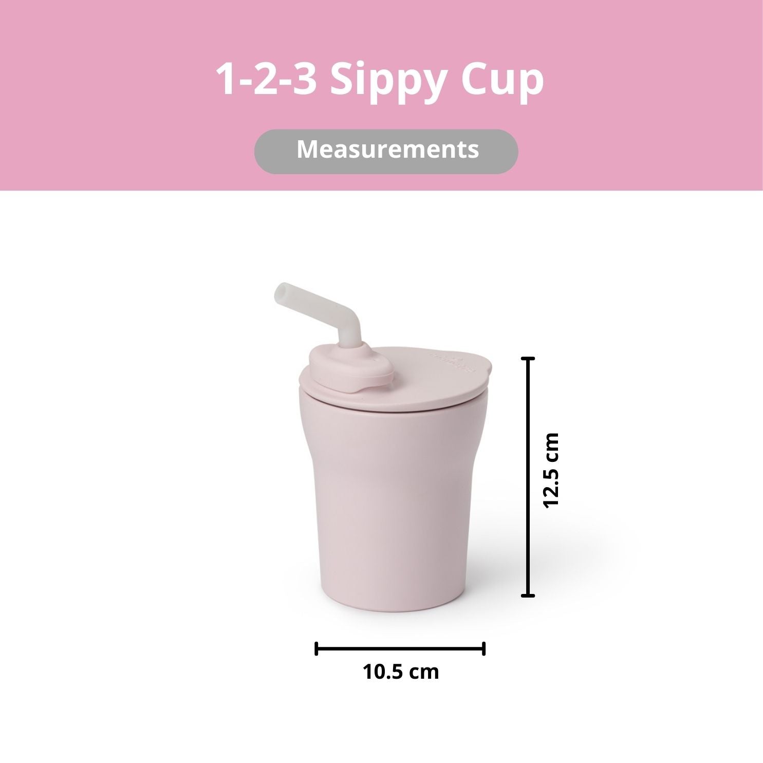 Miniware 1-2-3 Sip! Sippy Cup- Cotton Candy