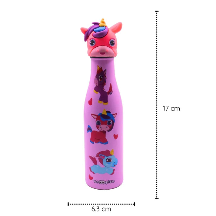 Scoobies Unicorn Stainless Steel Water Bottle