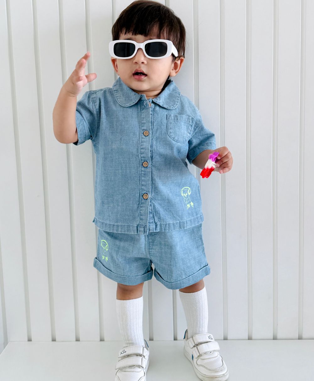 Sweetlime By AS Cotton Denim Shirt.