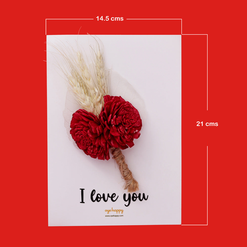 Oye Happy Flower Bouquet Card & World's No. 1 Mom Trophy – Mother’s Day Edition