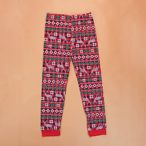 9 - 13 Yrs, Red Antlers soft Cotton Kids Christmas Nightsuit - 9 Years Nightsuits