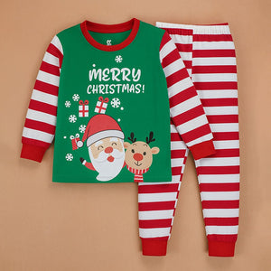 9 - 13 Yrs, Red bold Stripes,soft Cotton Kids Christmas Nightsuit - 9 Years Nightsuits
