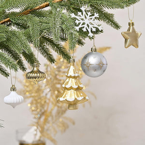 90 pcs Bronze Metal Shaded Big Star themed Christmas Ball Tree ornaments XMAS Decoration Set - Little Surprise Box90 pcs Bronze Metal Shaded Big Star themed Christmas Ball Tree ornaments XMAS Decoration Set