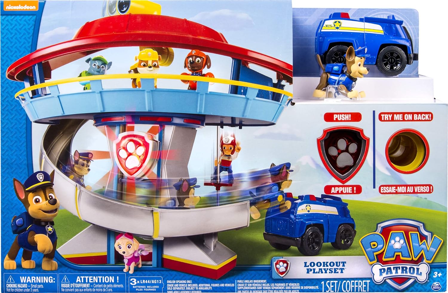 Paw Patrol Lookout Tower Playset, Toys for Boys, Pre School, Action Figures