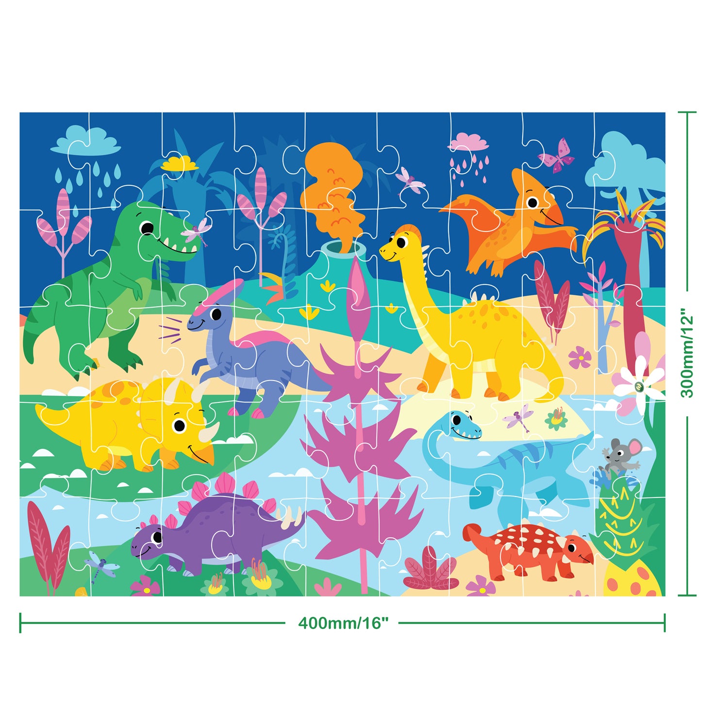 Parragon Publishing Junior Jigsaw Carry & Play Roarsome Dinosaurs | Jigsaw Puzzle