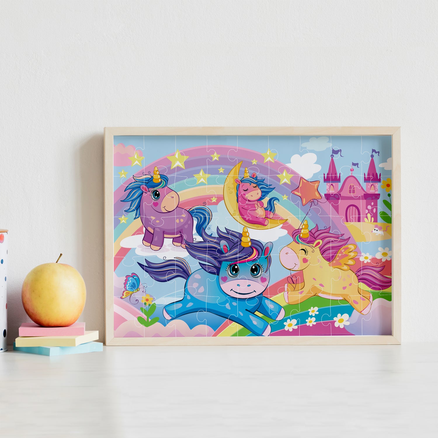 Parragon Publishing Junior Jigsaw Carry & Play Rainbow Unicorns | Jigsaw Puzzle