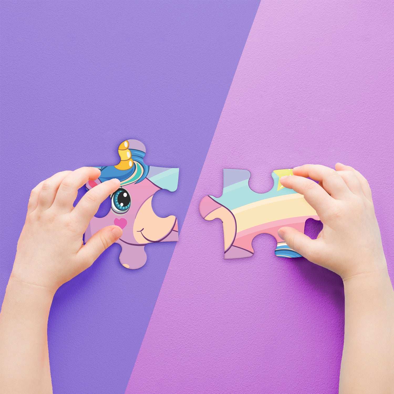 Parragon Publishing Junior Jigsaw Carry & Play Rainbow Unicorns | Jigsaw Puzzle