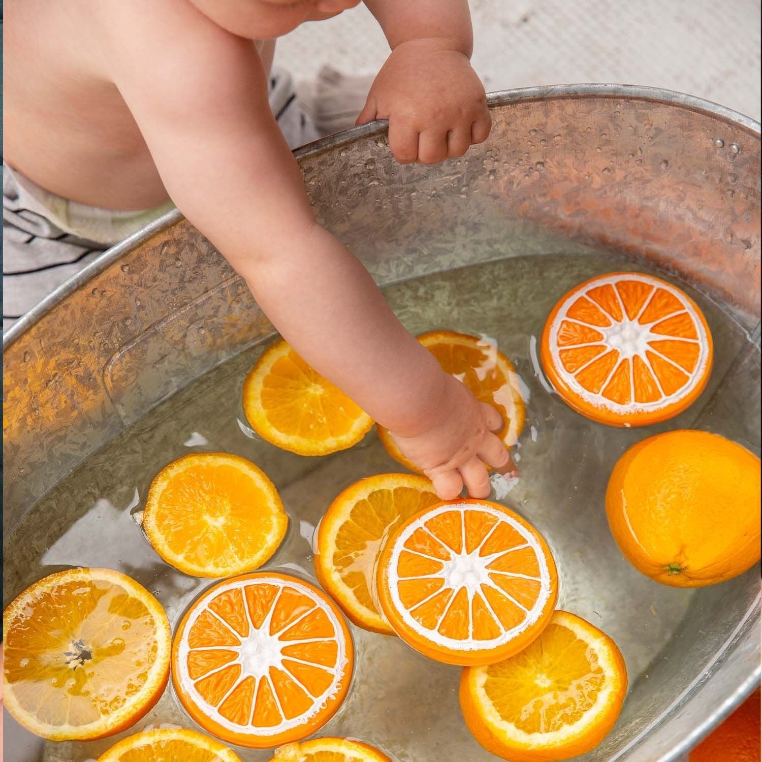 Oli & Carol Clementino The Orange Natural Rubber Teether