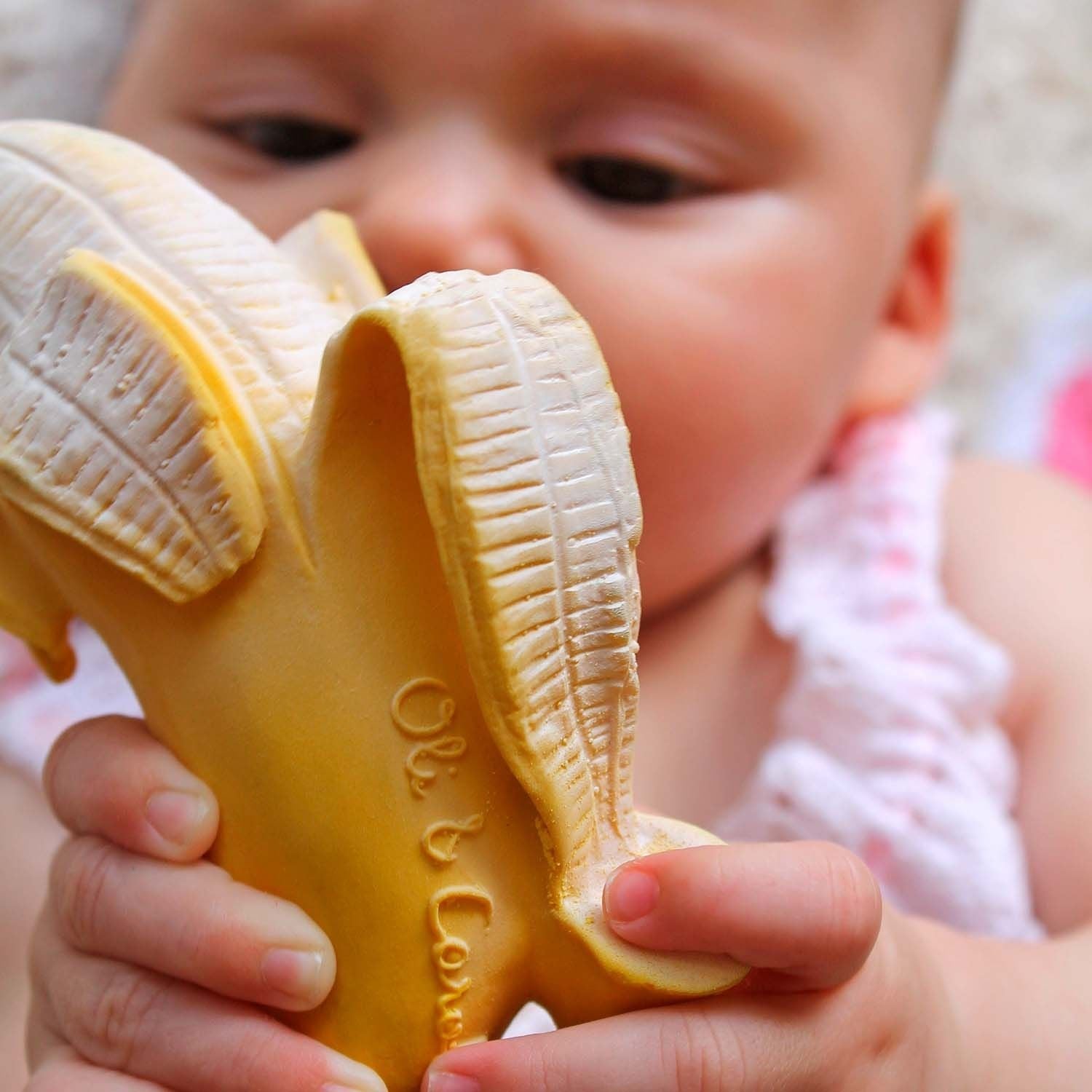 Oli & Carol Ana Banana Natural Rubber Teether