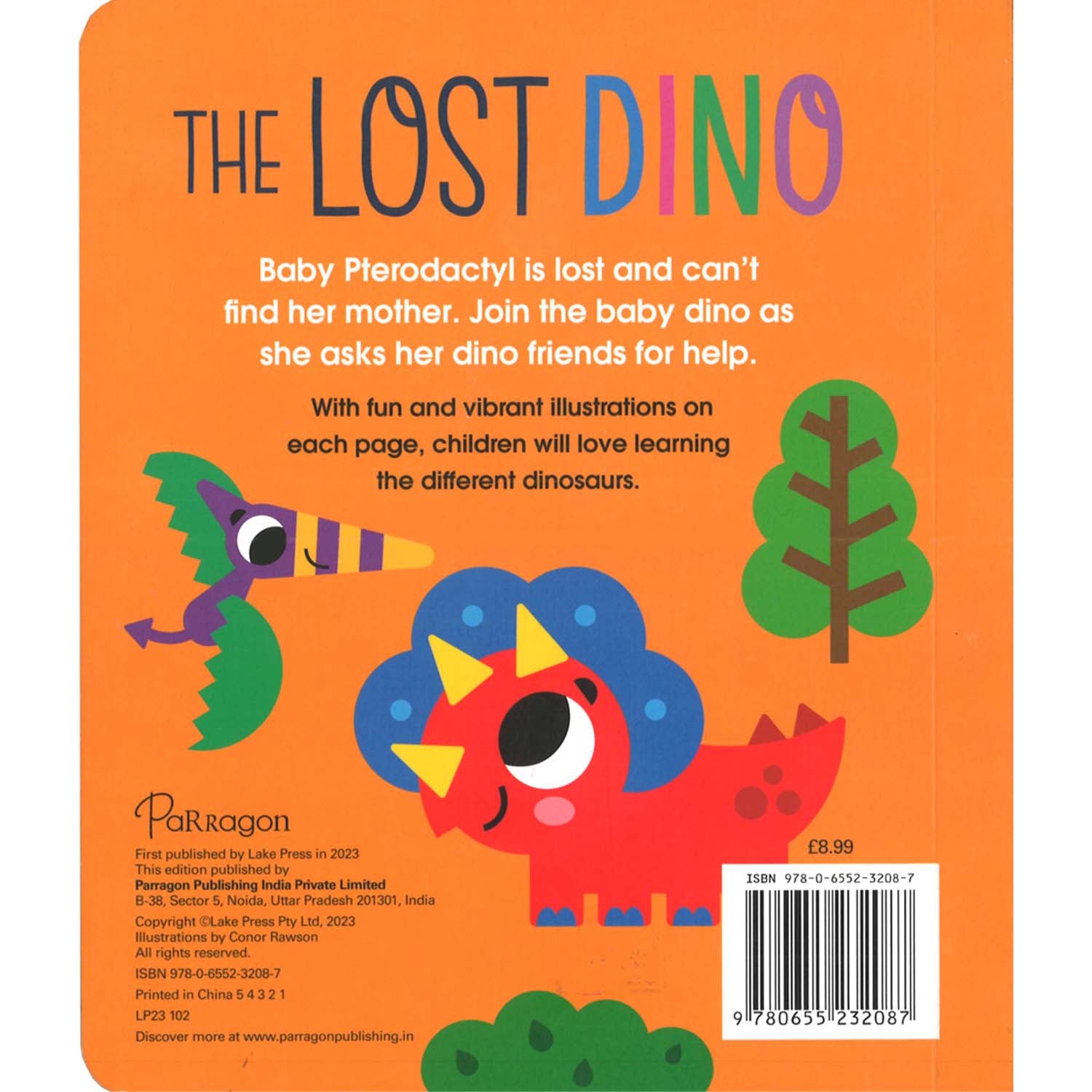 Parragon Publishing Graduating Board Book – Lost Dino | Children's books