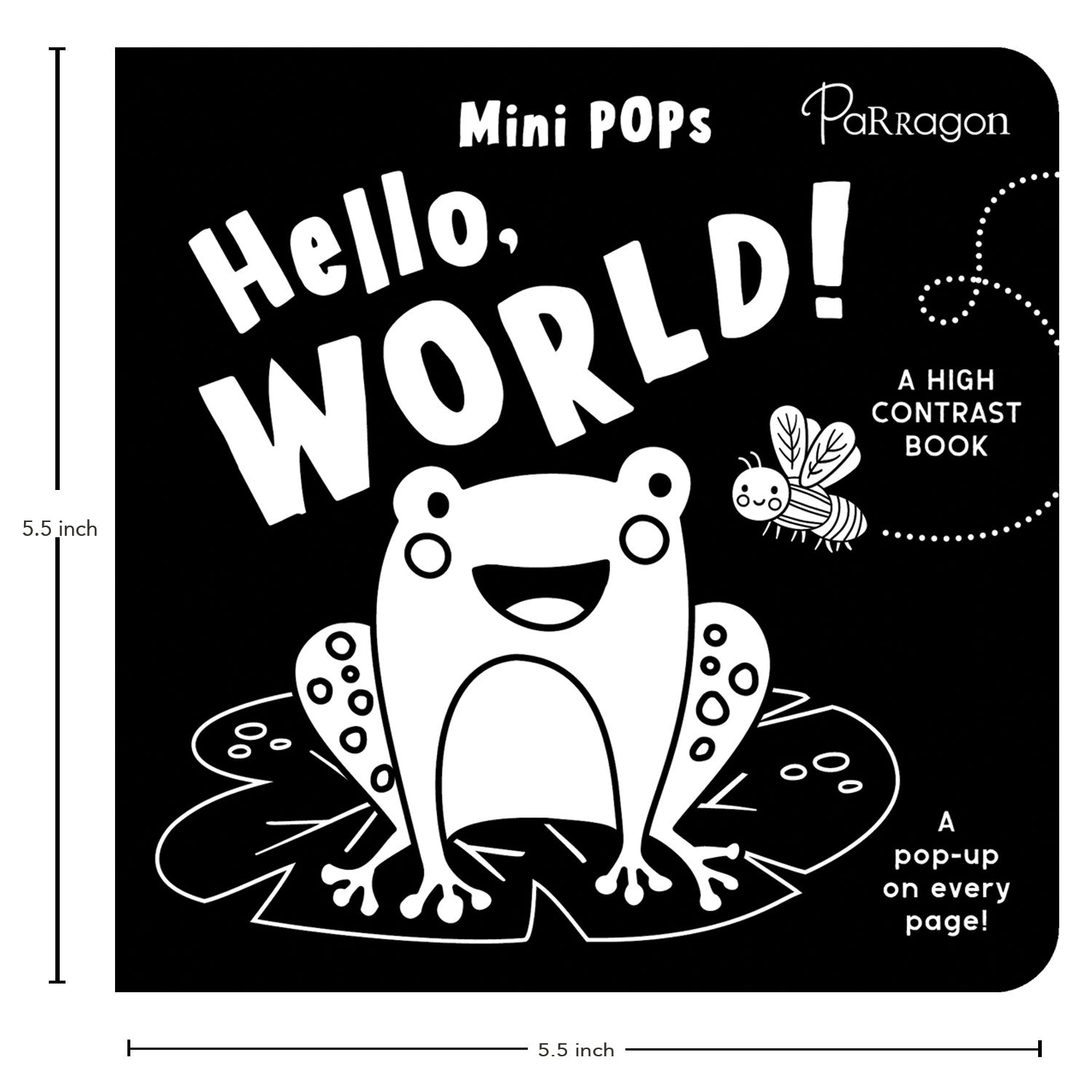 Parragon Publishing Mini Pops‐ Hello World (Pop-up book) | For Kids 1 to 3 Year's Old