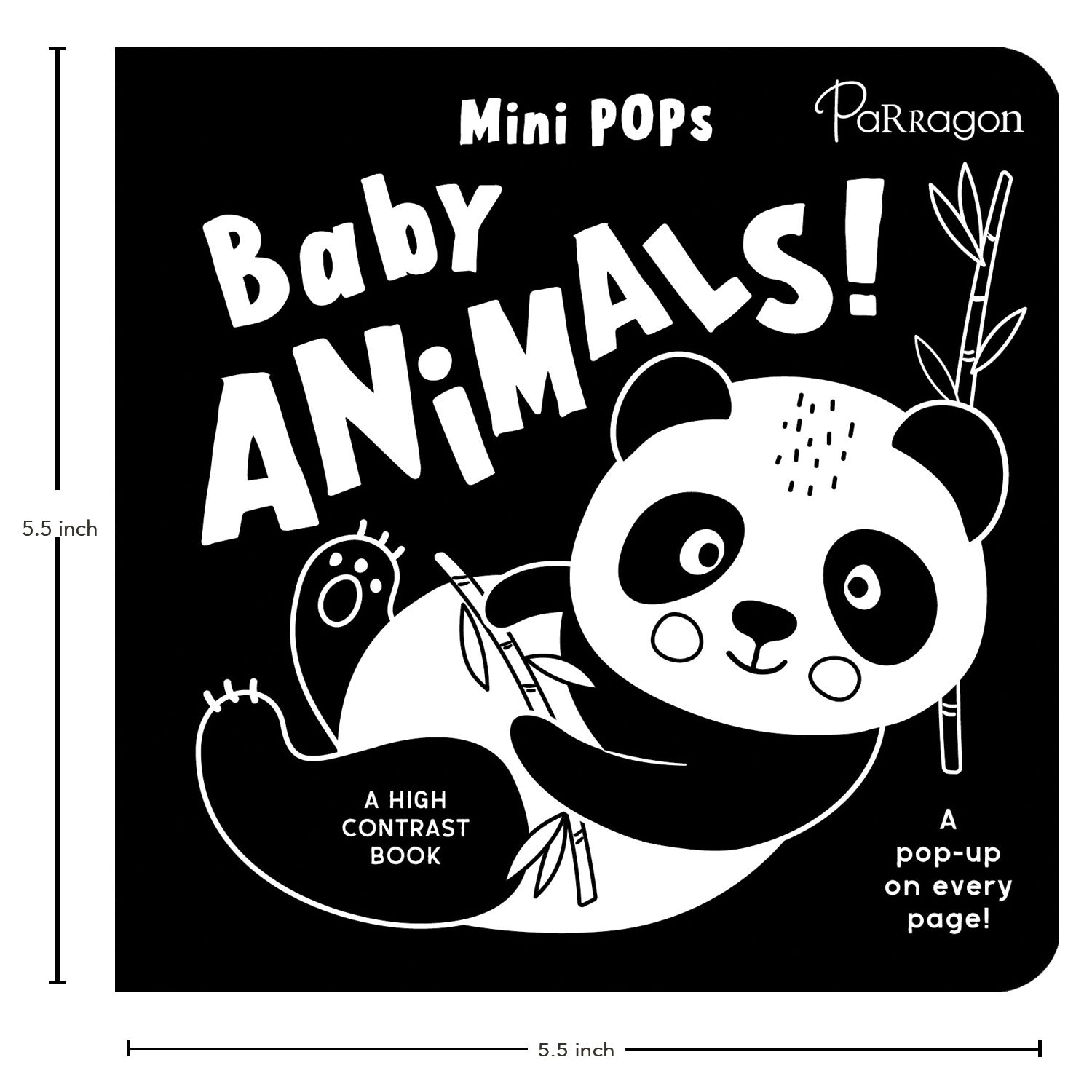 Parragon Publishing Mini Pops‐ Baby Animals (Pop-up book) | For Kids 1 to 3 Year Old