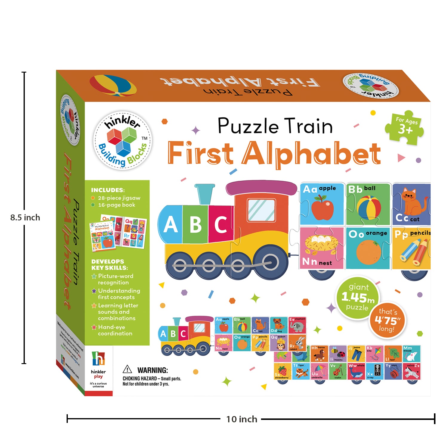 Parragon Publishing Building Blocks Puzzle Train First Alphabet | Jigsaw Set