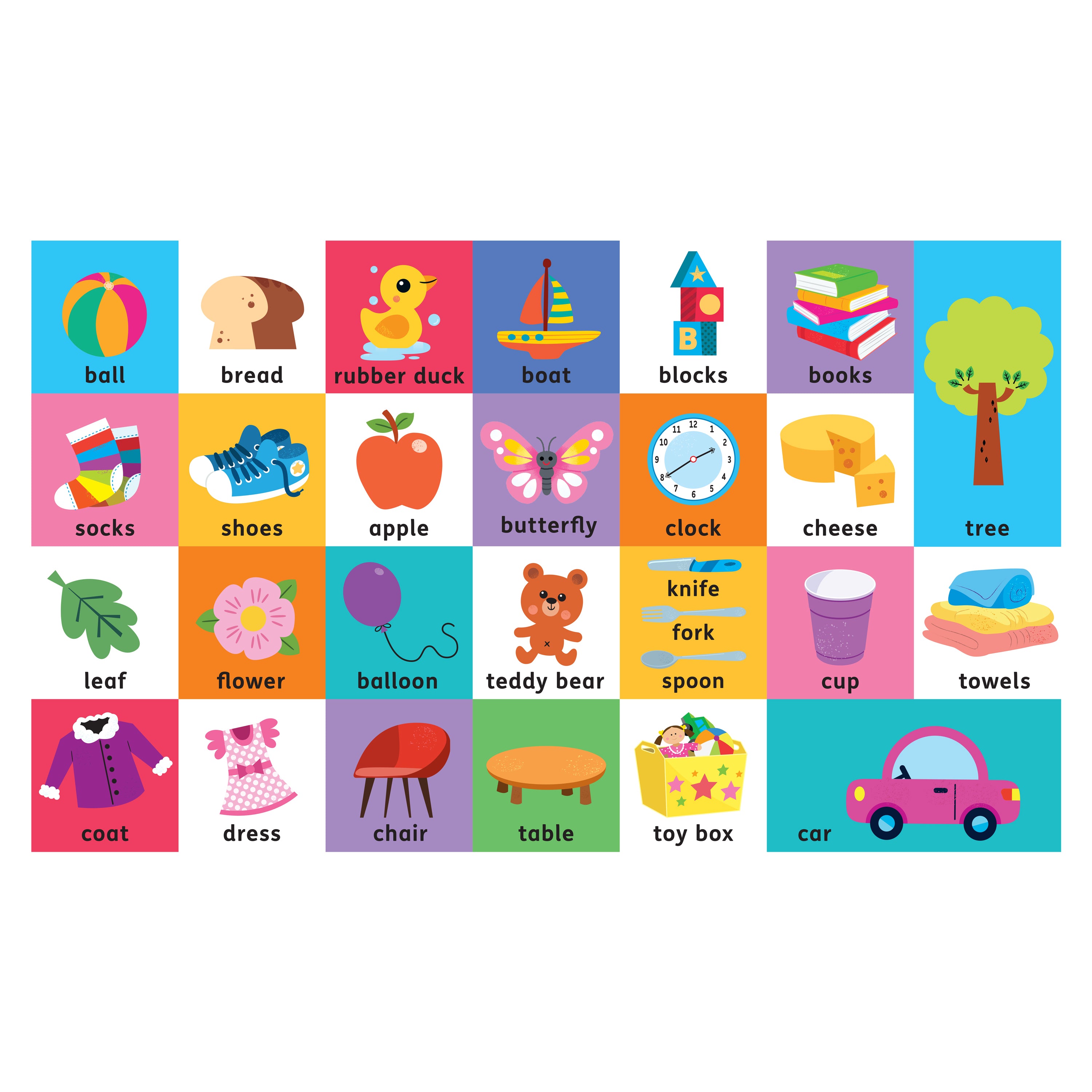 Parragon Publishing Building Blocks Floor Puzzle First Words | Jigsaw Set