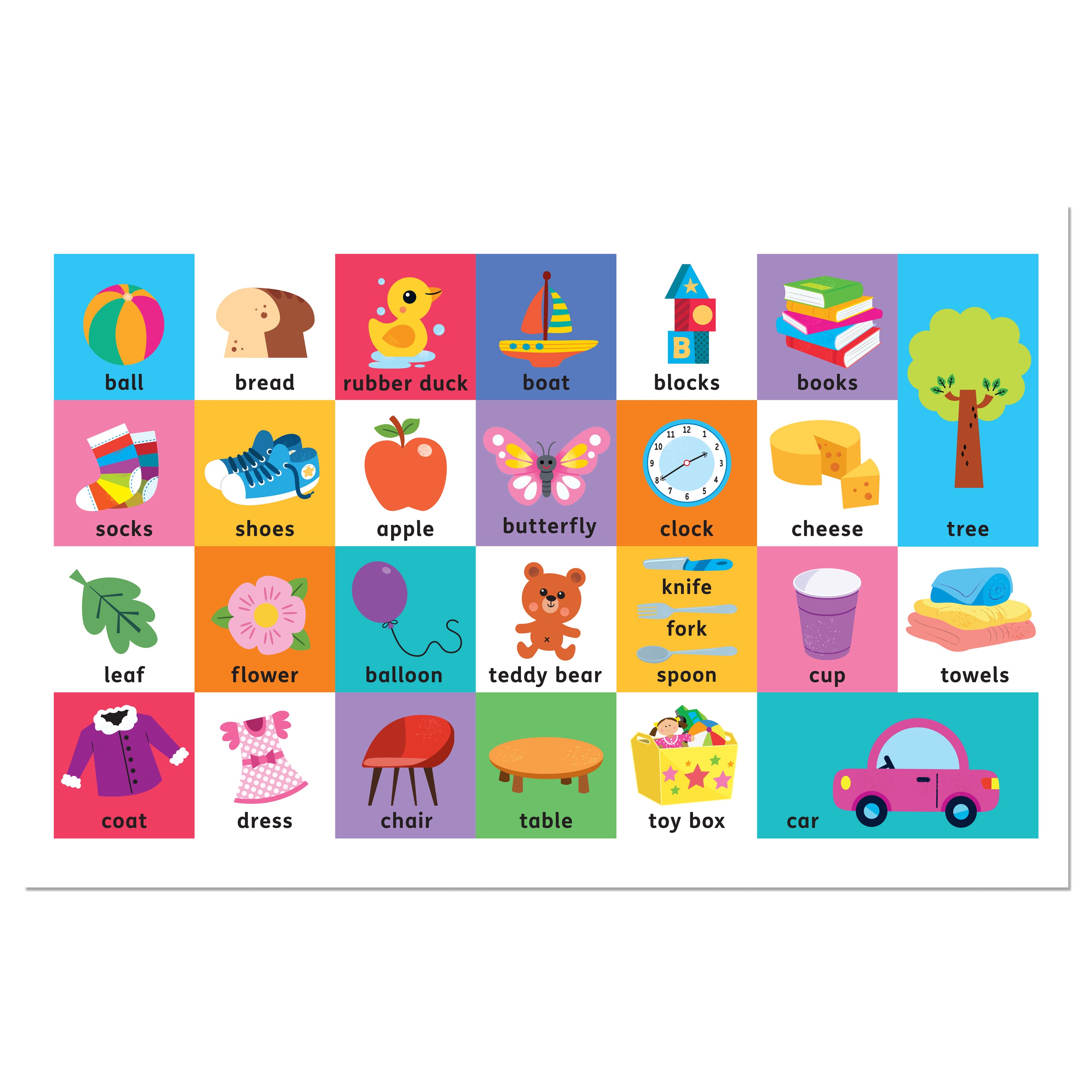 Parragon Publishing Building Blocks Floor Puzzle First Words | Jigsaw Set