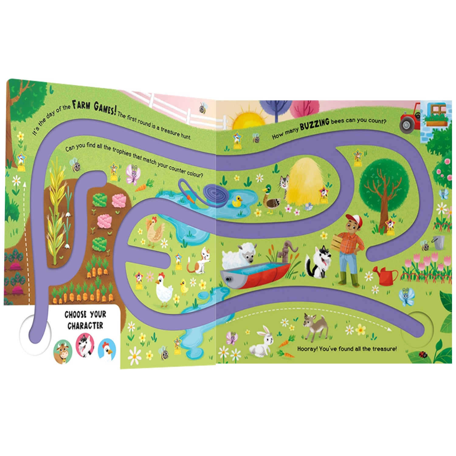 Parragon Publishing Farm Maze Adventure (A-Maze Boards)