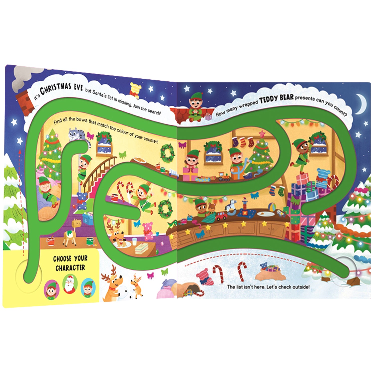 Parragon Publishing A-Maze Boards: Santa and the Elves