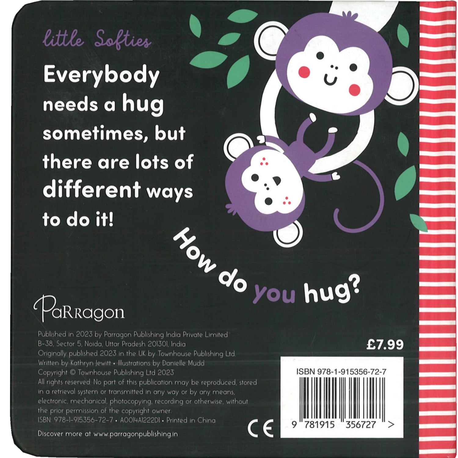 Parragon Publishing Little Softies How Do You Hug? Picture Book