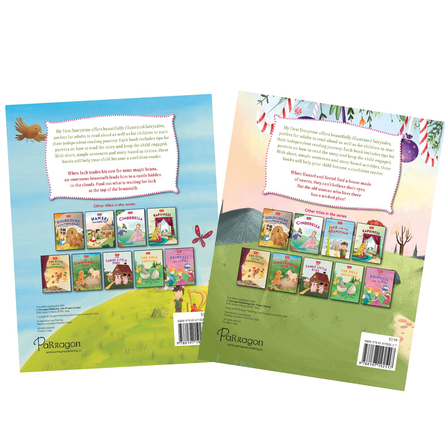 Parragon Publishing My First Storytime Pack of 2 Books | Stories | 4 to 6 Year Old Kids